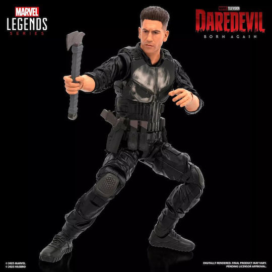 Hasbro Marvel: Marvel Legends: Daredevil Born Again - Punisher Φιγούρα Δράσης ύψους 15εκ. σε Κλίμακα 1:11