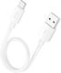 Hoco X96 Hyper USB 2.0 Kabel USB-C männlich - USB-A 27W Weiß 0.25m (GER-HC-X96C025-WH)