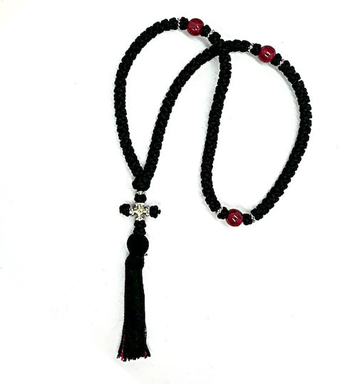 Prayer Beads 100 Knots Metal Cross Holy Mount Athos