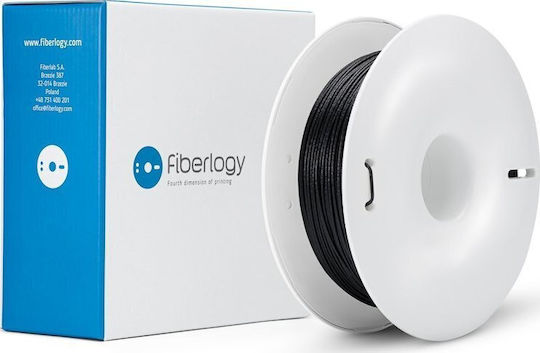 Fiberlogy 3D Принтер Филамент 1.75мм Черен 0.5кг