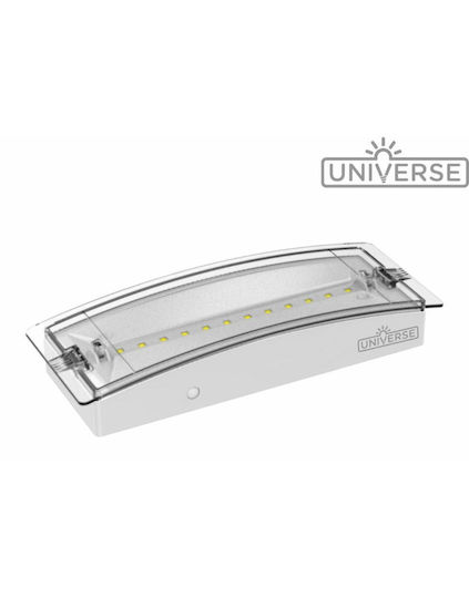 Universe Επαναφορτιζόμενο LED Φωτιστικό Ασφαλείας με Τροφοδοσία Μπαταρίας