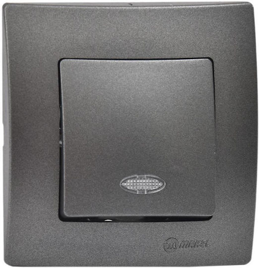 Lillium Push Button+Light Anthracite Matte Makel 2-m32050124