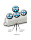 LED Light T5 18W 147cm CCT Tunable 3000/4000K 230V 1710 Lm Cable 1m with Switch Universe 2-U014878