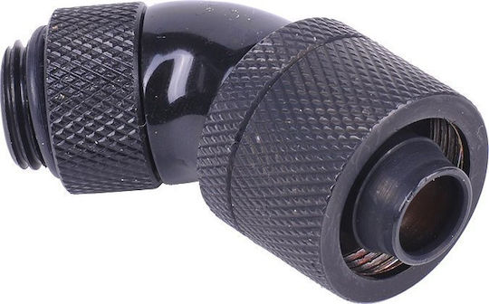 Alphacool Alphacool HF Connection 45 Degrees G1/4 Inch Ag 16/10mm Rotatable Black