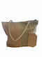 Stoff Strandtasche mit Brieftasche Mehrfarbige