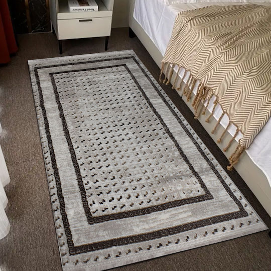 Saray Home Halic Σετ Χαλιά Κρεβατοκάμαρας Καφέ HL620 BGBR 3τμχ