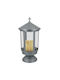 Plastic Silver Cemetery Lantern