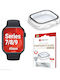 Displex Full Body Glass Protector Apple Watch Series 7 8 9 45mm Transparent