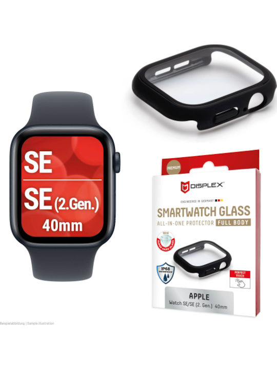 Displex Full Body Glass Protector Apple Watch Se 2 40mm Black