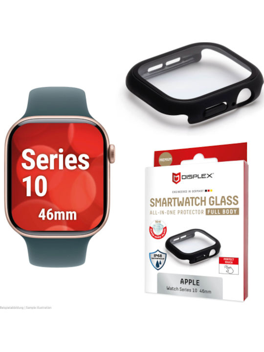 Displex Full Body Glass Protector Apple Watch Series 10 46mm Black