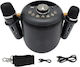 Andowl Ηχείο Karaoke με Ασύρματα Μικρόφωνα Qyx2560 Q-YX2560 Μαύρο