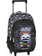 Graffiti School Bag Trolley Elementary, Elementary Black