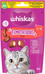 Whiskas Temptations Răsfățuri Sănătoase cu Vițe...
