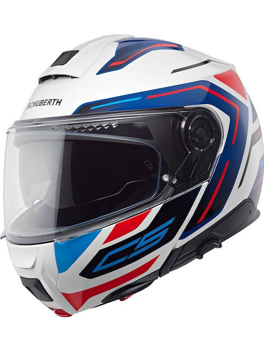 Schuberth C5 Omega White Motorradhelm Aufklappbar ECE 22.06 mit Pinlock