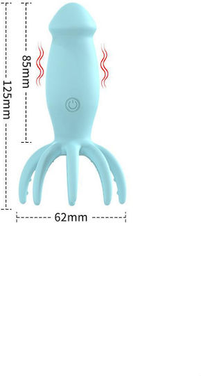 Ophelia's Dream Vibrator mit Fernbedienung Hellblau