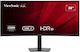 Viewsonic VA3820C Ultrawide IPS HDR Curved Monitor 37.5" QHD 3840x1600 with Response Time 4.8ms GTG