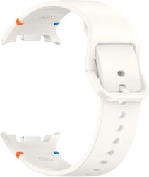 20 Mm Silicone Strap Thd Compatible Samsung Galaxy Watch 8 Samsung Galaxy Watch 8 Classic Size S M White