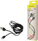 Awei CL-61T Regular USB 2.0 to micro USB Cable Μαύρο 2m (CL-61T) 1τμχ