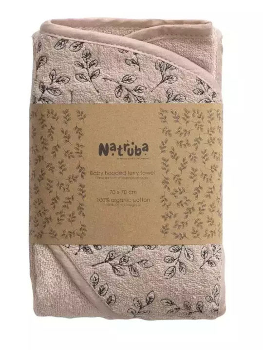 Natruba Baby Bath Towel Hooded 70x70cm