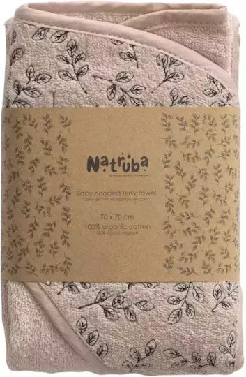Natruba Baby Bath Towel Hooded 70x70cm