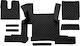 Set of Front and Rear Mats Universal 3pcs MAN TGX 2020+ Black