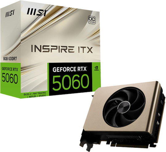 MSI GeForce RTX 5060 8GB GDDR7 8G INSPIRE ITX OC Placă Grafică