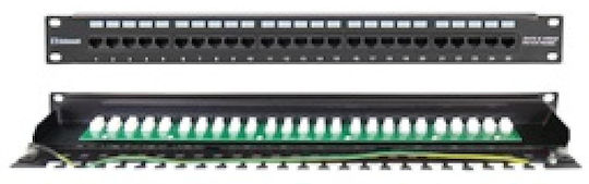 Patch Panel Cat3 25p 19 1u Τηλεφωνικό Οδηγό Καλωδίων Safewell 04.024.0064