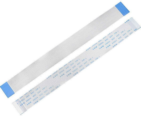 Ευέλικτη Επίπεδη Καλωδιοταινία Ffc 28 Pin 1.0mm Pitch Ιδίας Κατεύθυνσης 10cm Oem
