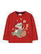 Kids' Shirt Long Sleeve Red