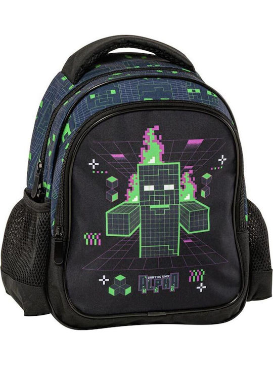 Graffiti School Bag Backpack Kindergarten Black