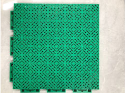 Graboplast Set Plastic Floor PVC with 1 Tiles 1.8mm L30cmxW30cm Green