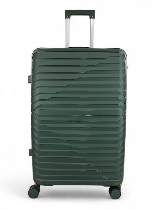 Playful Bags Large Travel Suitcase Hard Green w...