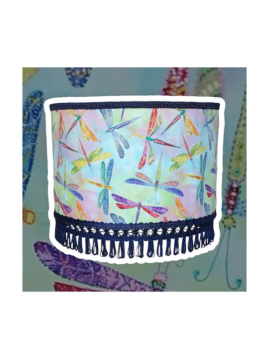 Oxygen Blue Dragonfly Ceiling Light Blue with E27 Socket 35x20cm