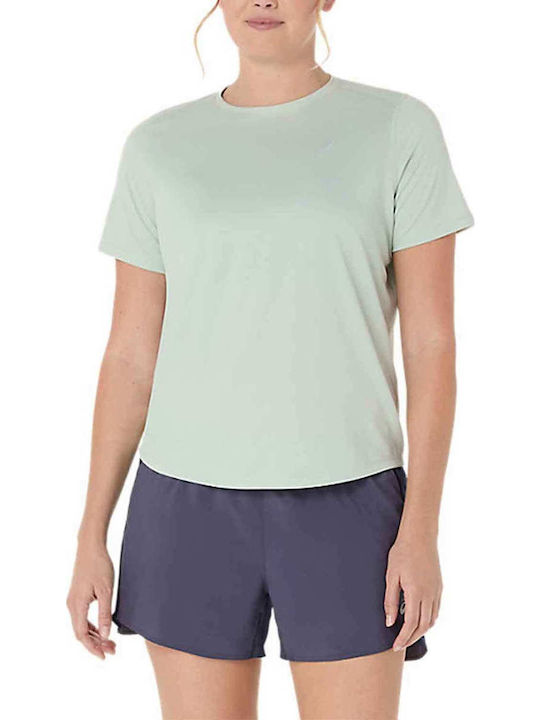 ASICS Γυναικείο Αθλητικό T-shirt Πράσινο