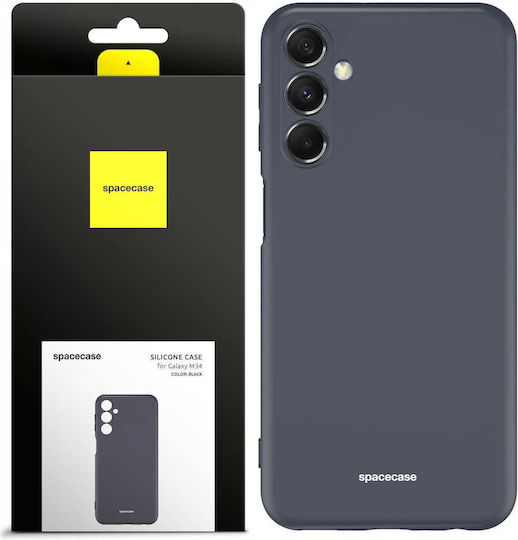 Spacecase Back Cover Σιλικόνης Μαύρο (Samsung Galaxy M34)
