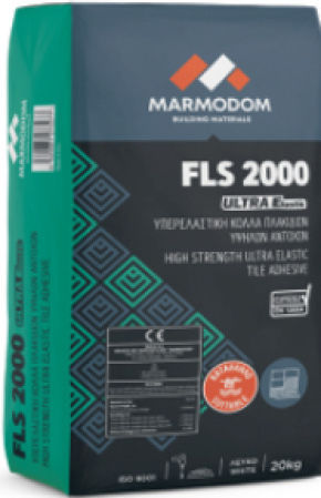 Marmodom Fls 2000 20 Kg Σακι Ελαστική Κόλλα Πλακιδίων “ultra Elastic” C2tes2