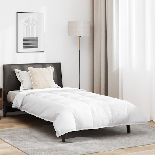 vidaXL Bettdecken-Set Einzelbett Daunen 155x220cm White 2Stück