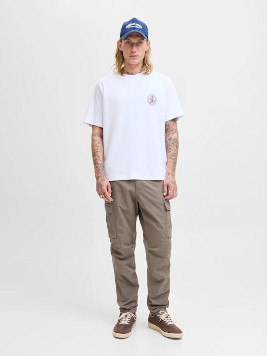 Jack & Jones Παντελόνι Cargo Ελαστικό Walnut