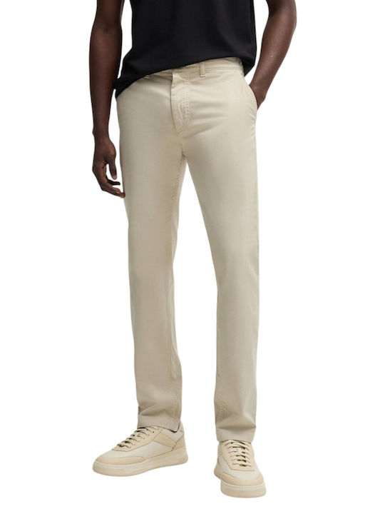 Boss Pantaloni Chino cu Croială Normală White