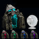 Epigasos Aquarium Decoration Skull Cave 5 Colors 11.5x12x13.5cm