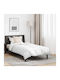 vidaXL Bettdecken-Set Einzelbett Daunen 155x200cm White 2Stück