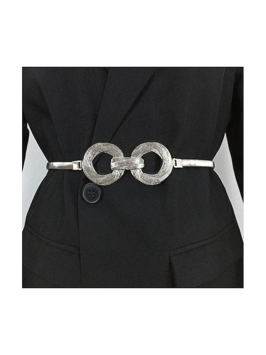 Дамски Колан Chain Сребрист