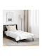 vidaXL Bettdecken-Set Einzelbett mit Microfiber-Füllung 135x220cm White 2Stück