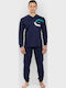 Men's Cotton Pyjama Nina Club Winter Blue Ncm26710-1-blue