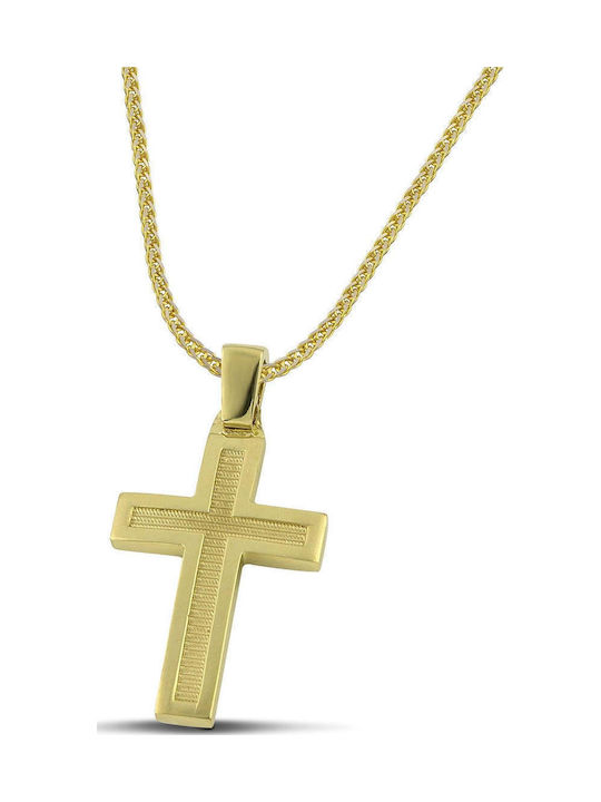 Themelidis Jewels Ανδρικός Χρυσός Σταυρός 14Κ Δ...