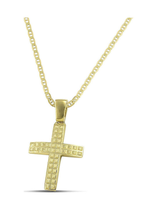 Themelidis Jewels Ανδρικός Χρυσός Σταυρός 14Κ Δ...
