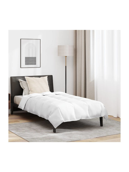 vidaXL Bettdecken-Set Einzelbett Daunen 155x200...