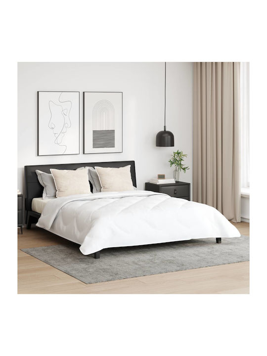 vidaXL Duvet Set Queen with Microfiber Filling ...