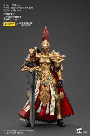 Warhammer Horus Heresy Sisters of Silence White Falcons Vigilator Cadre Vigilator Mistress Action Figure 19cm