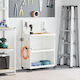 vidaXL Transport Trolley White
